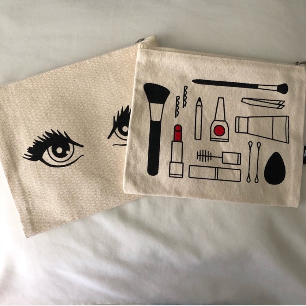 Eyelashes/makeup essentials cosmetic bags